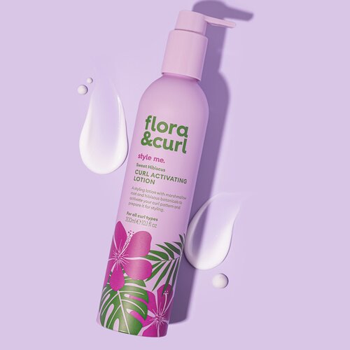 Flora & Curl Sweet Hibiscus Curl Activating Lotion