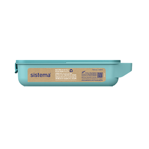 Sistema Ocean Bound Snackbox - Teal Stone