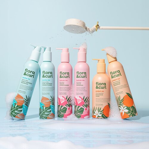 Flora & Curl Citrus Superfruit Radiance Shampoo