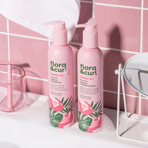 Flora & Curl Organic Rose & Honey Cream Conditioner