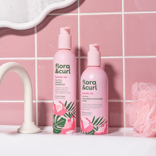 Flora & Curl Organic Rose & Honey Cream Conditioner