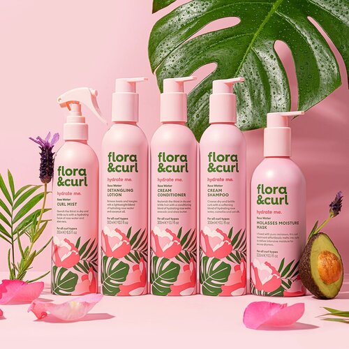 Flora & Curl Organic Rose & Honey Cream Conditioner