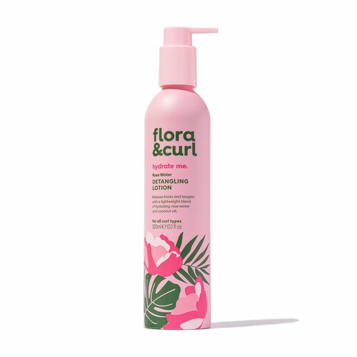 Flora & Curl Rose Water Detangling Lotion