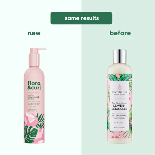 Flora & Curl Rose Water Detangling Lotion