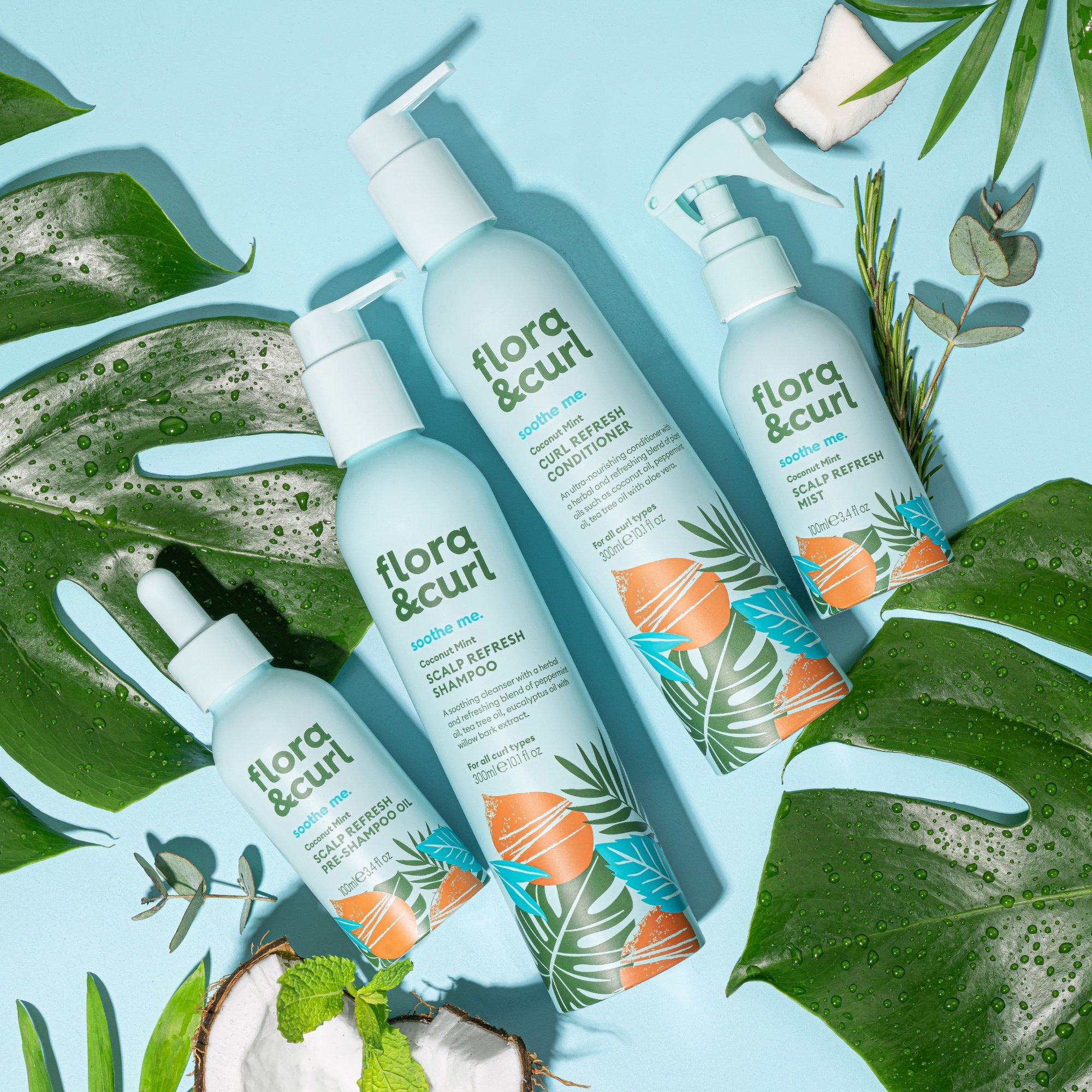 Soothing Refresh Pre-Shampoo Oil, Coconut Mint