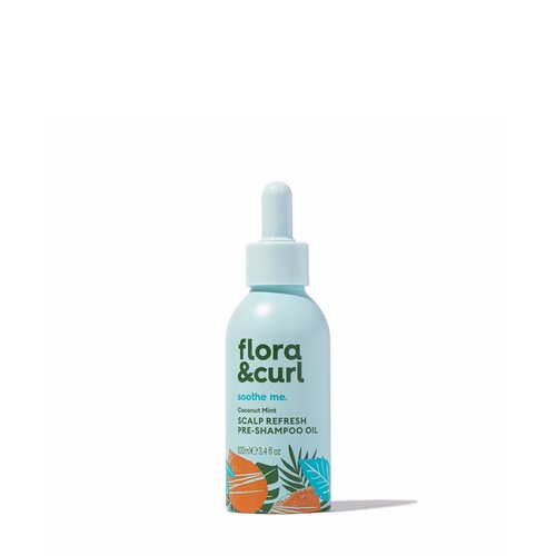 Flora & Curl Coconut Mint Scalp Refresh Pre-Shampoo Oil