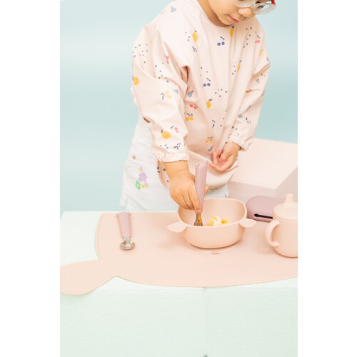 The Cotton Cloud Long Sleeve Bib - Fruity