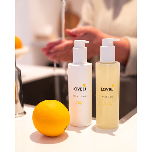 Loveli Set Hand Soap & Hand Lotion - Sunny Orange