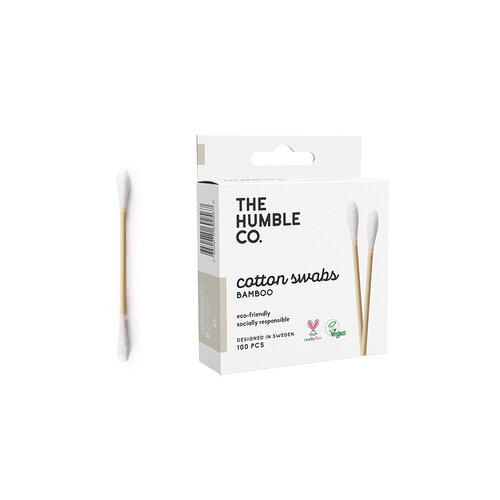 The Humble Co Bambus-Wattestäbchen - White