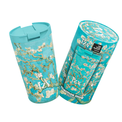 IZY RVS Geisoleerde Koffiebeker - Almond Blossom