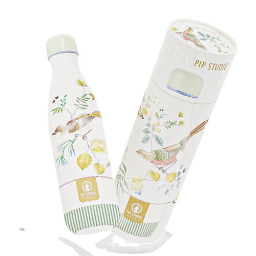 IZY RVS Drinkfles Thermosfles (500ml) - Pip Studio Little Birds