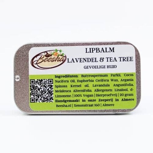 Beesha Lip Balm - Lavender & Tea Tree