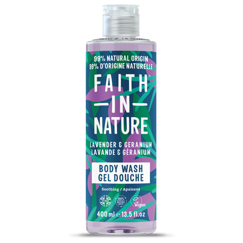 Faith In Nature Body Wash Lavender & Geranium (400ml)