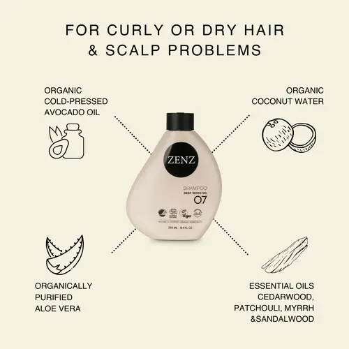 Zenz Organic Deep Wood Shampoo (50ml) - Travel Size