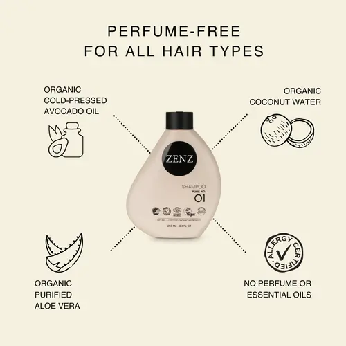 Zenz Organic Pure Shampoo (50ml) - Travel Size