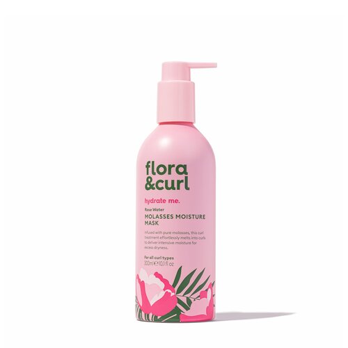 Flora & Curl Rose Water & Honey Molasses Moisture Mask (300ml)