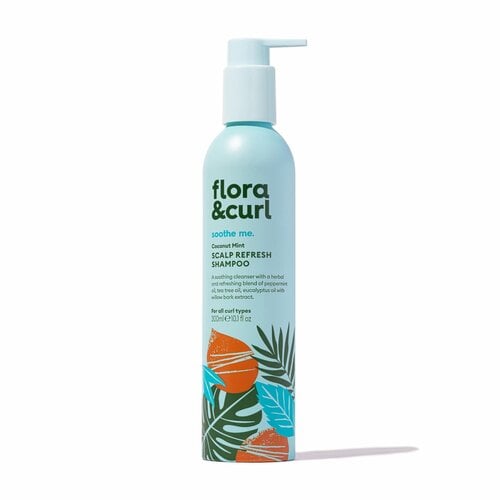 Flora & Curl Coconut Mint Scalp Refresh Shampoo