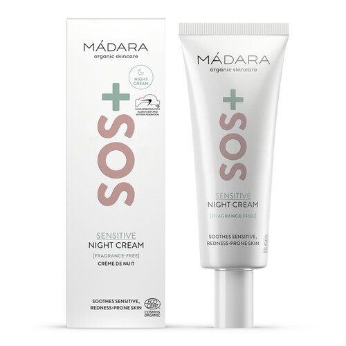 Madara SOS+ SENSITIVE Night cream (70ml) Parfumvrij