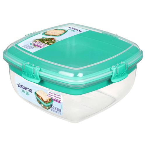 Sistema To Go Salad & Sandwich Lunchbox 1.63L