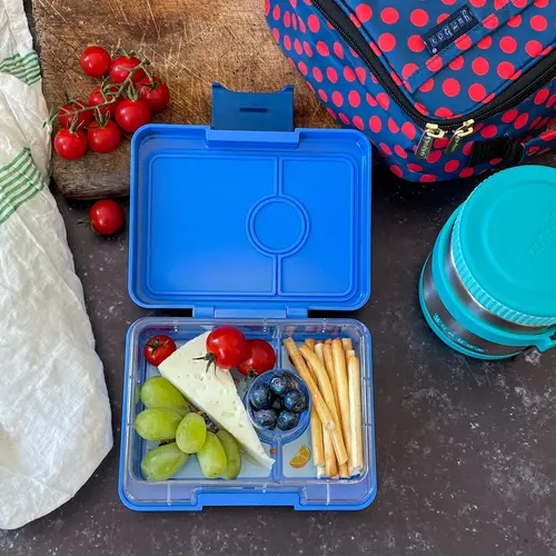 Yumbox Snack Box - Surf Blue / Dinosaur