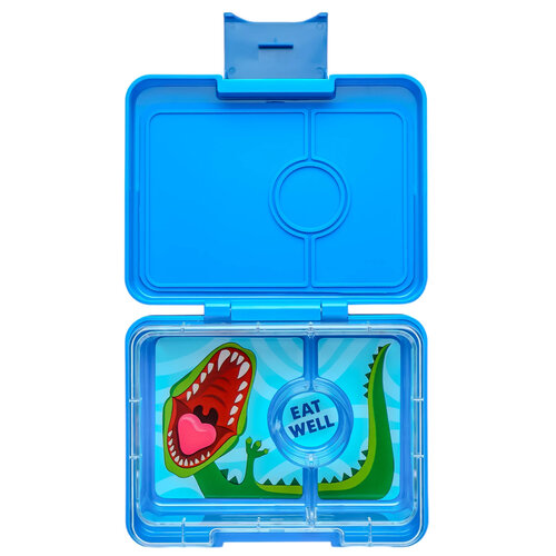 Yumbox Snack Box - Surf Blue / Dinosaur