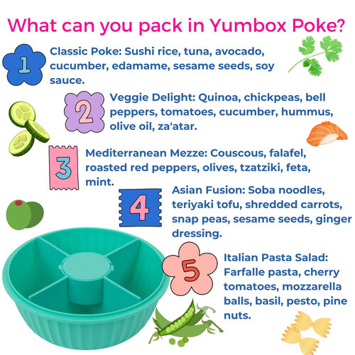 Yumbox Poke Bowl - Paradise Aqua