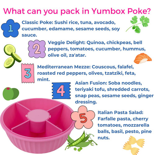 Yumbox Poke Bowl - Maui Lila