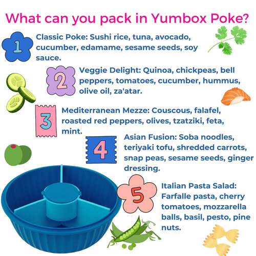 Yumbox Poke Bowl - Lagunenblau