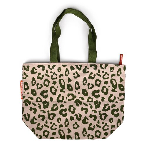 NoMorePlastic Shopper Made from Recycled Bed Linen - Leopard