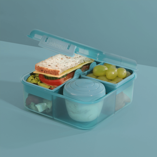 Sistema Ocean Bound Bento Lunchbox 1.25L - Teal Stone