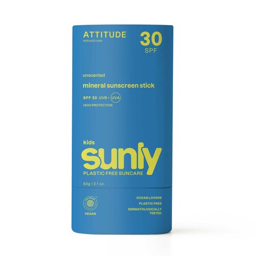 Attitude Mineral Sunscreen SPF30 Baby & Kids - Fragrance Free