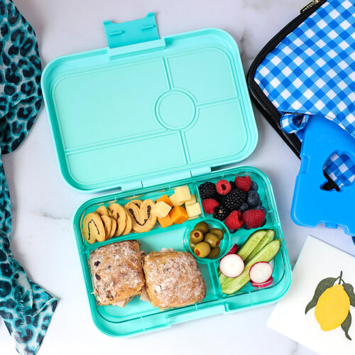 Yumbox Tapas XL Lunchbox 5 Vakken - Monte Carlo Blue/Jungle