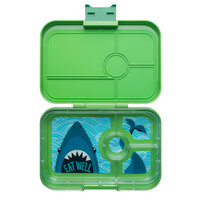 Tapas XL Lunchbox 4 Vakken - Jurassic	Green/Shark