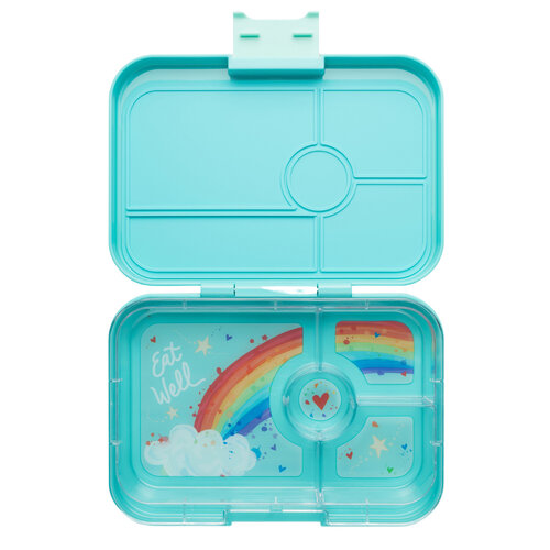 Yumbox Tapas XL Lunchbox 4 Compartments - Antibes Blue/Rainbow