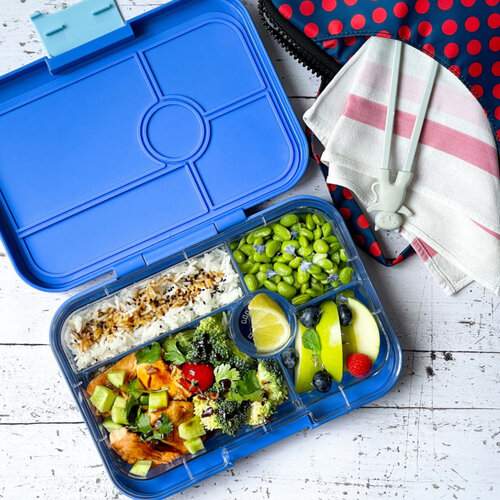 Yumbox Tapas XL Lunchbox 5 Vakken - Monte Carlo Blue/Jungle