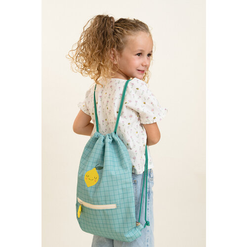The Cotton Cloud Backpack Drawstring Recylced Plastic - Pedro Pear
