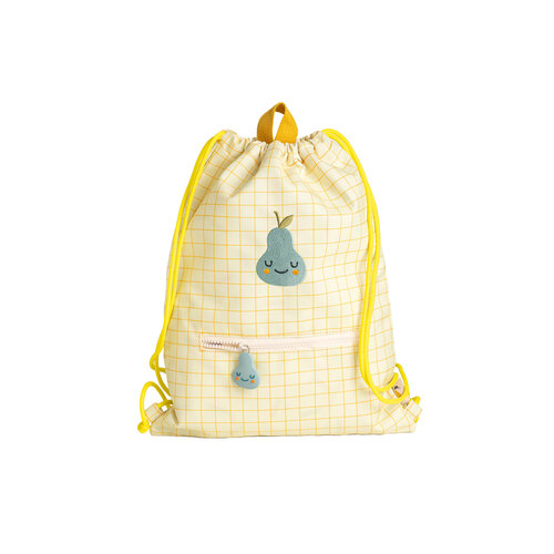 The Cotton Cloud Backpack Drawstring Recylced Plastic - Pedro Pear