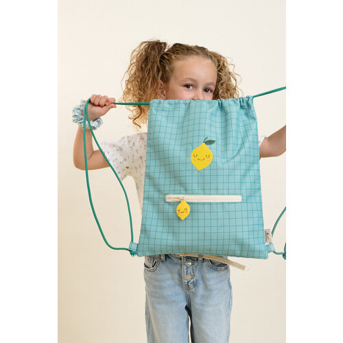 The Cotton Cloud Backpack Drawstring Recycled  Plastic - Lola Lemon