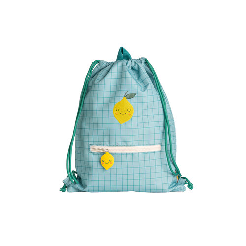 The Cotton Cloud Backpack Drawstring Recycled  Plastic - Lola Lemon