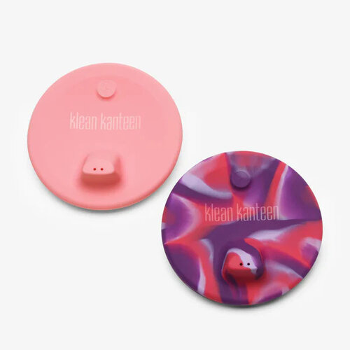 Klean Kanteen Kid Cup Sippy Lid - 2er Pack - Pink Tie Dye