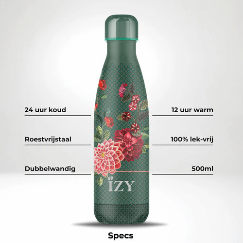 IZY RVS Drinkfles Thermosfles (500ml) - Pip Studio Viva La Vida