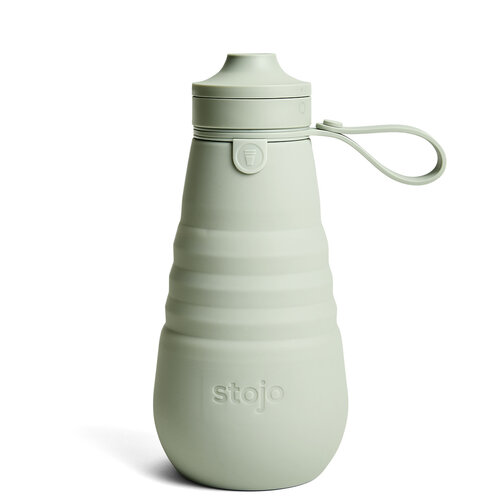 Stojo Foldable Sports Drinking Bottle 590ml - Green