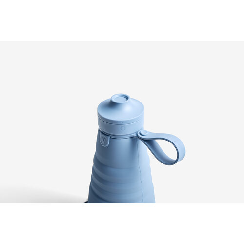 Stojo Foldable Sports Drinking Bottle 590ml - Blue