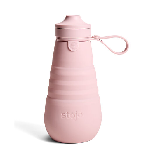 Stojo Foldable Sports Drinking Bottle 590ml - Pink