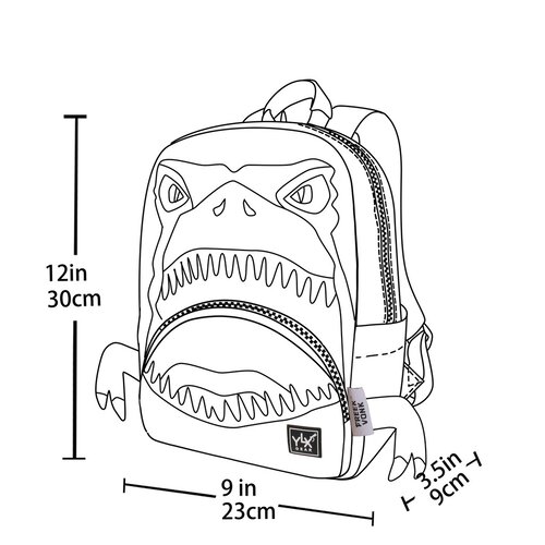 YLX Freek Vonk YLX Dino Bite Backpack - Green Dino