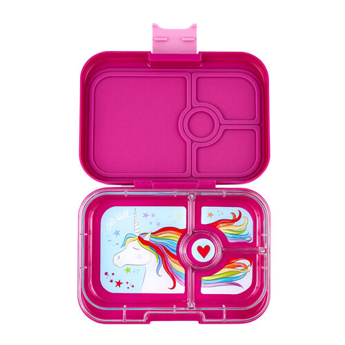 Yumbox Panino Bento Lunchbox 4 Vakken - Malibu Purple/Unicorn