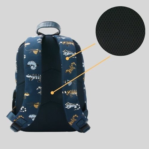 YLX Backpack Oriole Recycled Plastic - Fair Aqua & Snakes