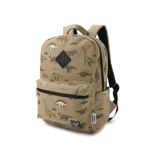 YLX Backpack Oriole Recycled Plastic - Antique Bronze & Dinos