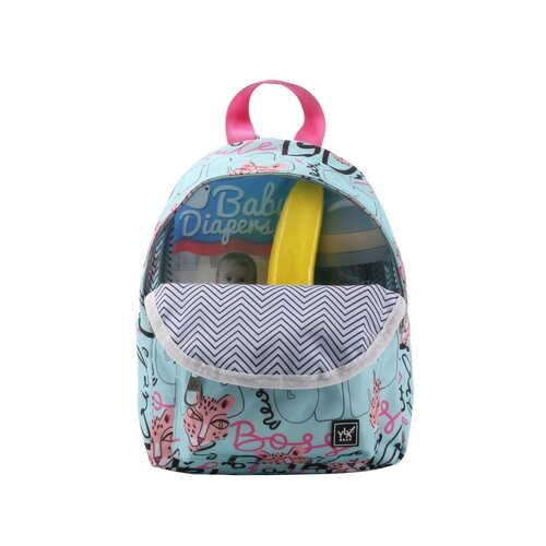 YLX Backpack (S)  Hemlock Recycled Plastic - Bleached Aqua Girls Street Art