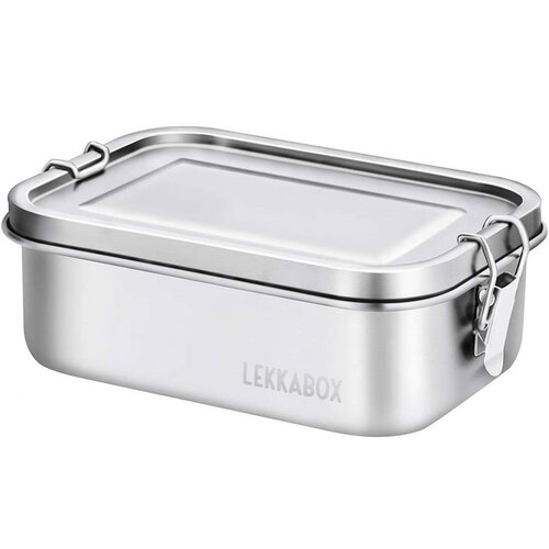 Lekkabox Edelstahl-Lunchbox Safe 800 ml - 1 Fach